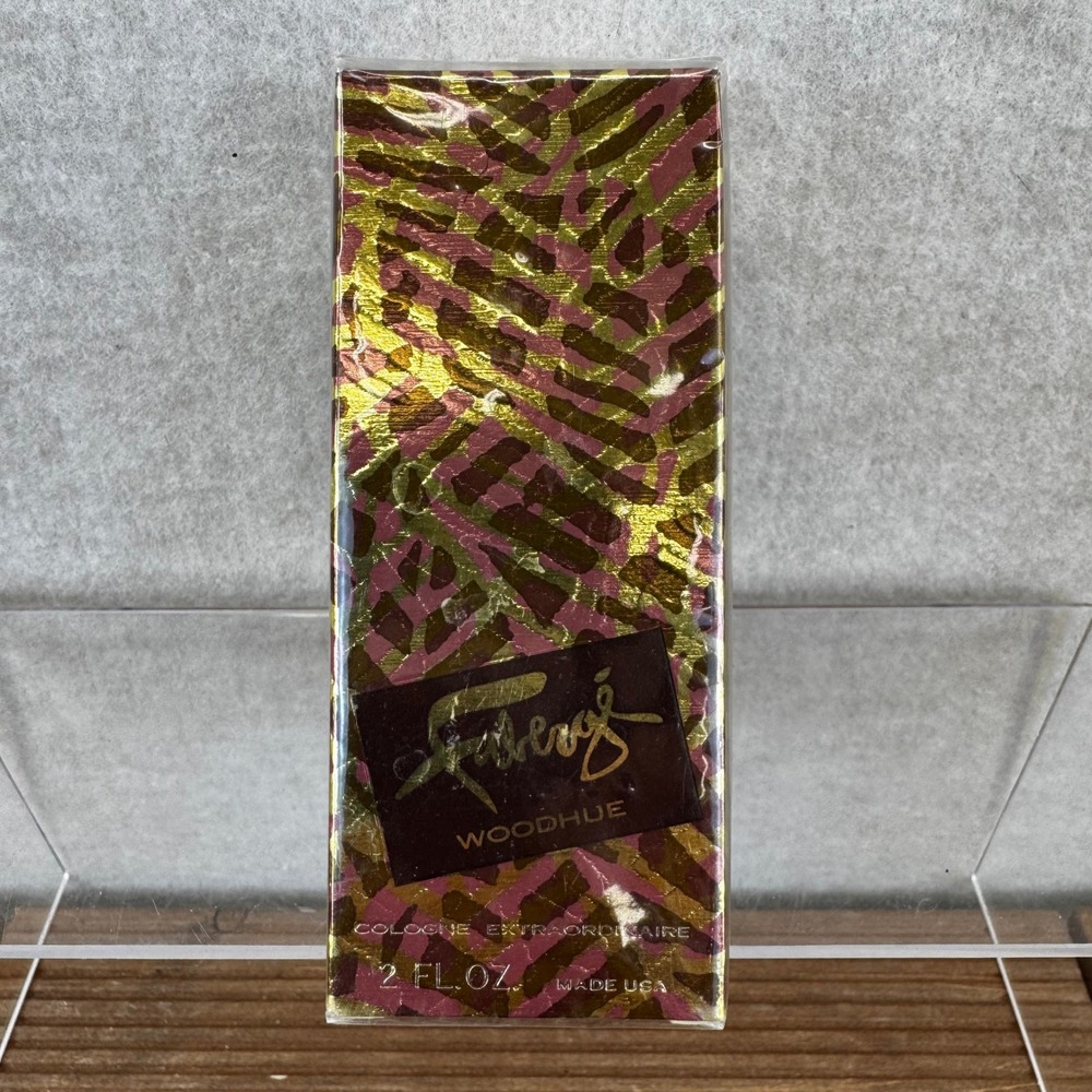 Vtg Faberge Woodhue Cologne Extraordinaire 2 fl oz Sealed New